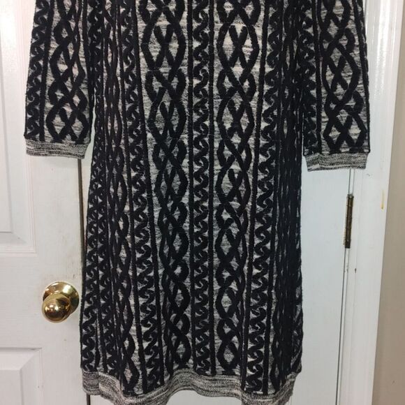 Anthropologie Moth Stitched Tunic Textured Wool Sweater Dress  Sz M NWT - Picture 2 of 7